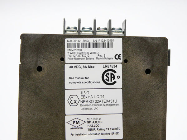 DELTAV EMERSON VE3051C0 KJ4001X1-BA3 NSMP