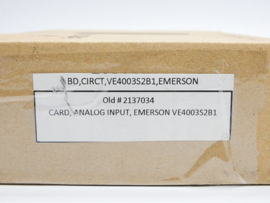 EMERSON VE4003S2B1 KJ3222X1-BA3 KJ4001X1-CA1 24VDC NSMP