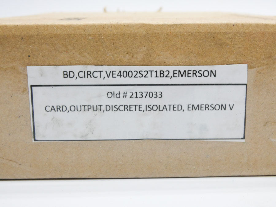 EMERSON VE4002S2T1B2 KJ3209X1-BA2 KJ4001X1-CB1 120/230VAC 1A NSMP