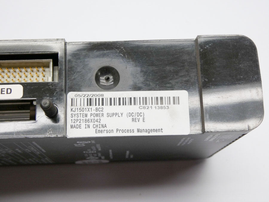 EMERSON KJ1501X1-BC2 12P2186X042 REV. E 24VDC 4.0A NSNP