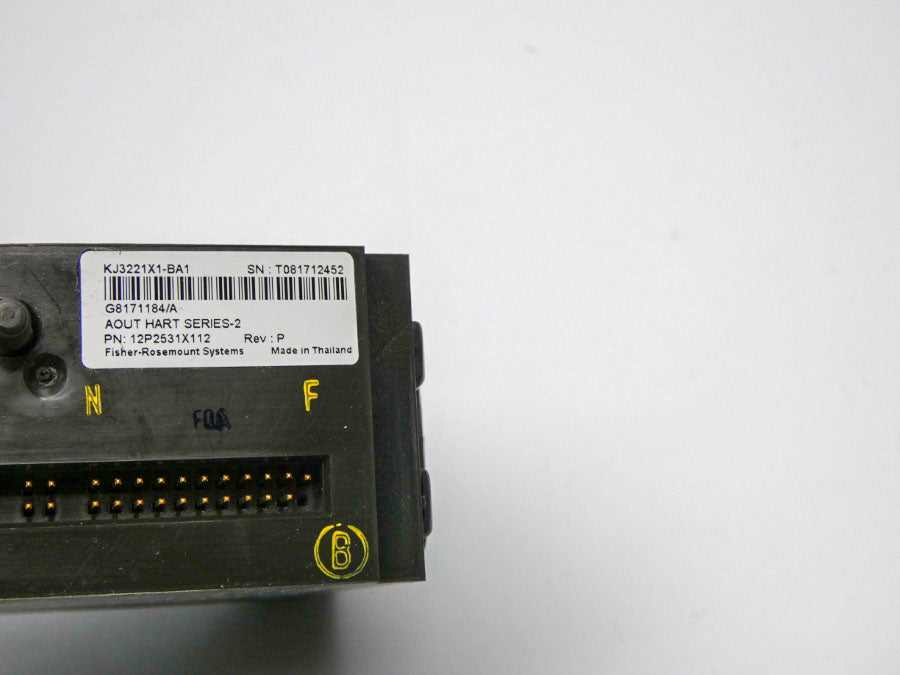 DELTAV EMERSON KJ3221X1-BA1 12P2531X112 24VDC UNMP