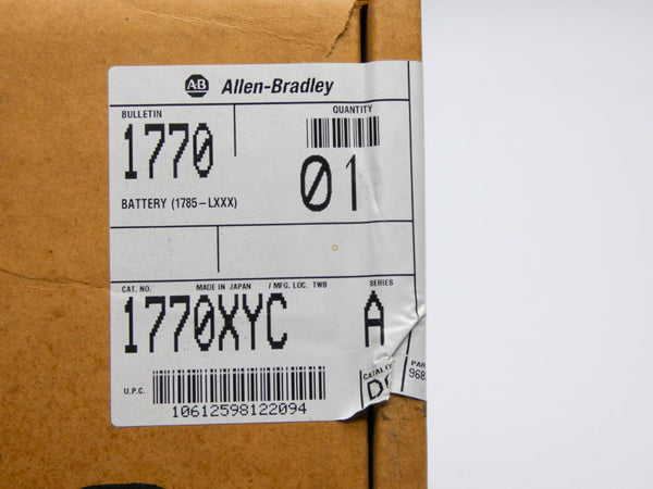 INDUSTRIAL SPARE PART 1770-XYC SER. A DATE: 2000 NSFS