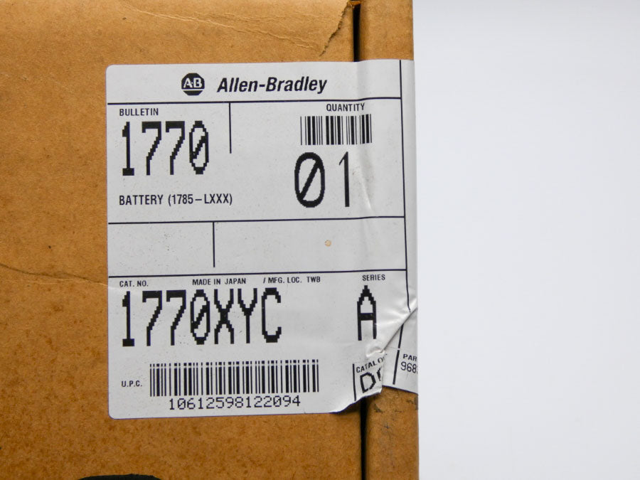 INDUSTRIAL SPARE PART 1770-XYC SER. A DATE: 2000 NSFS