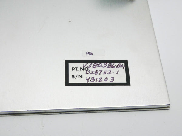 STOCK EQUIPMENT CO. V380386-B01 D28753-1 NSNP