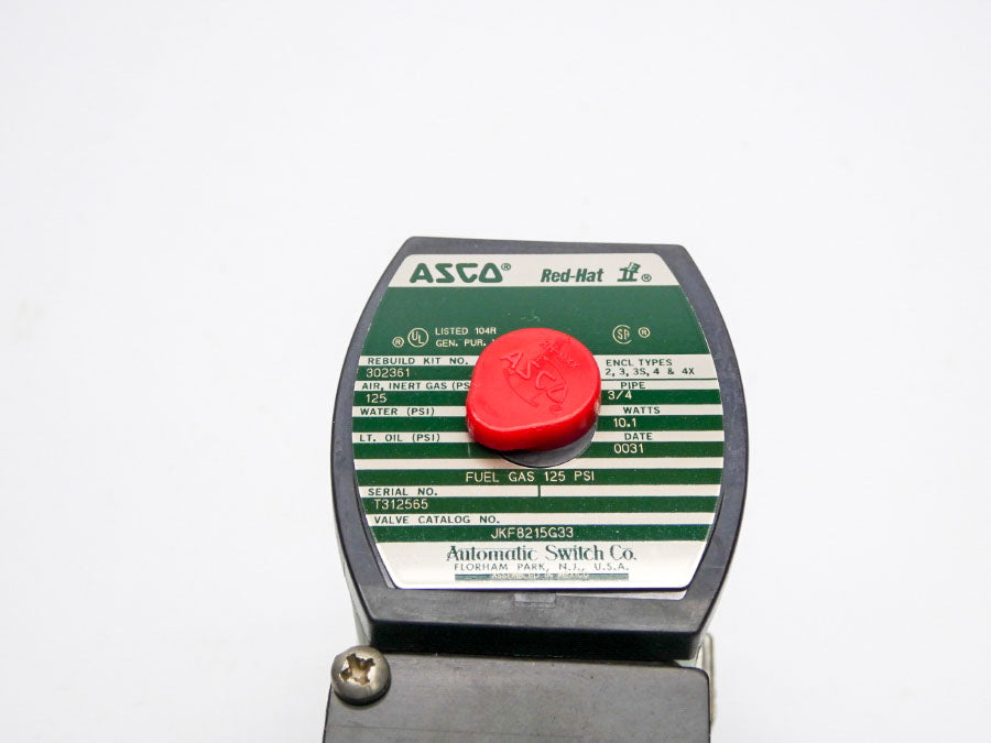 ASCO JKF8215G33 110/120V 125PSI 3/4" NSMP