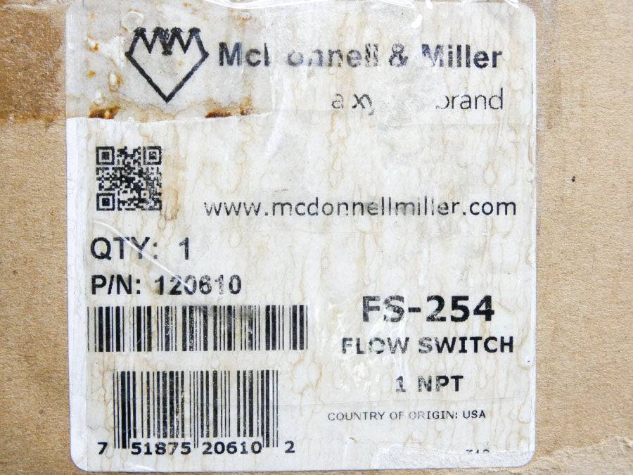 MCDONNELL&MILLER FS-254 120610 REV. #5 1" NSMP
