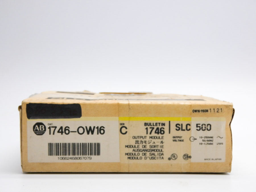 INDUSTRIAL SPARE PART 1746-OW16 SER. C 10-250VAC 15A NSMP