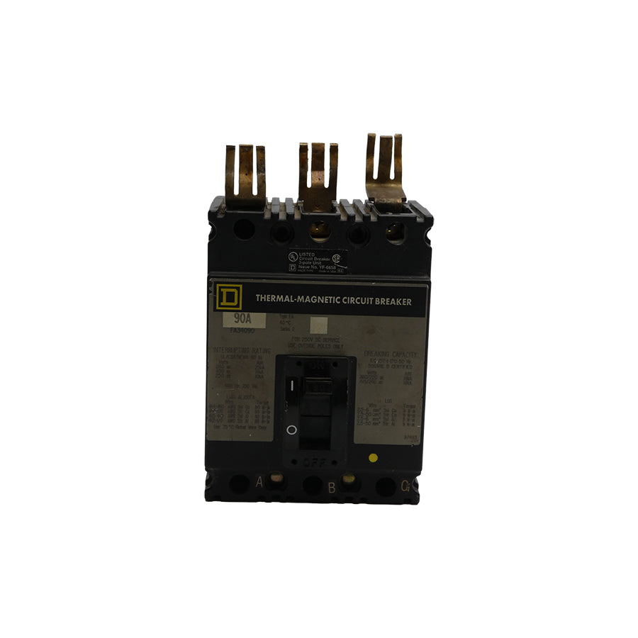 SQUARE D FA34090 480VAC 90A (AS PICTURED) UNMP