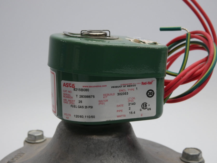 ASCO 8215B080 110/120V 25PSI 2" NSNP