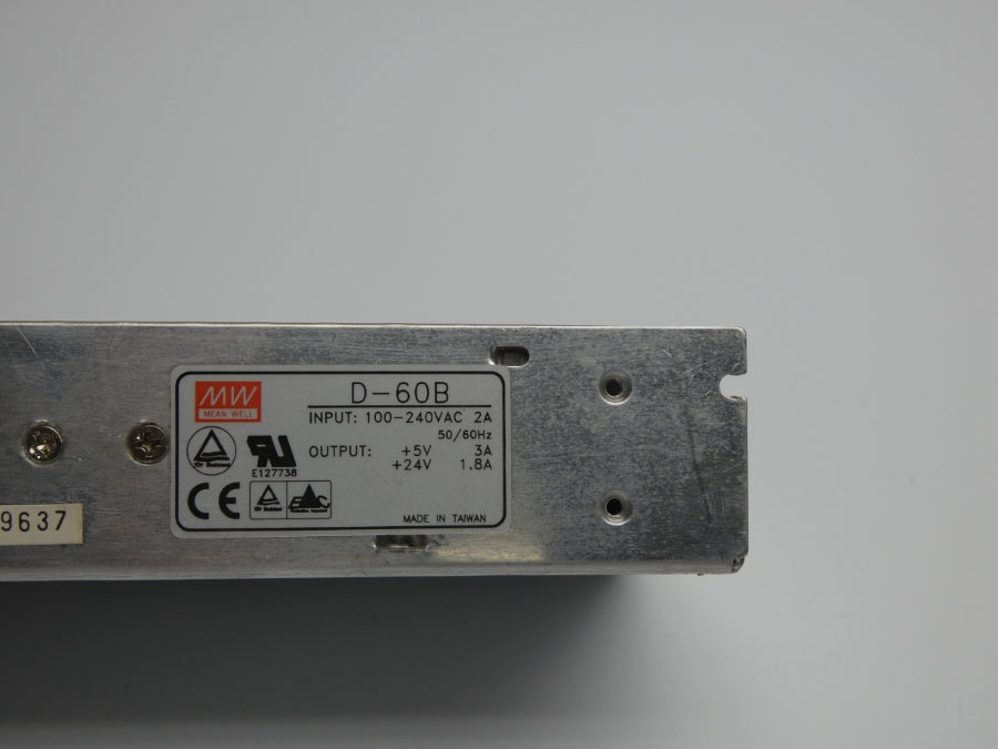MEAN WELL D-60B 100-240VAC 3A UNMP