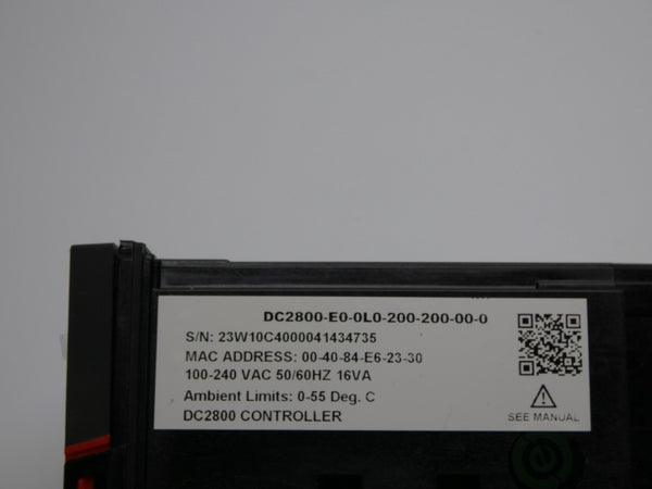 HONEYWELL DC2800-E0-0L0-200-200-00-0 100-240VAC NSNP