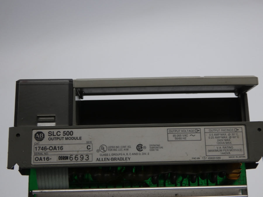 INDUSTRIAL SPARE PART 1746-OA16 SER. C 85-265VAC 0.5A (NO TERMINAL) UNMP