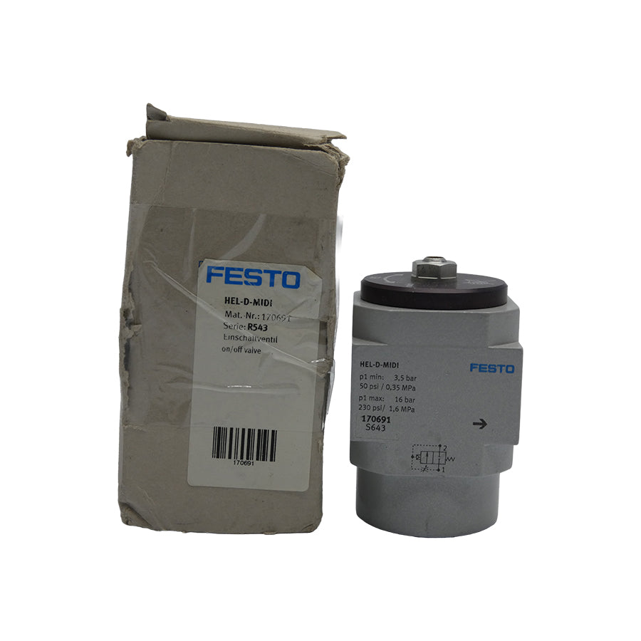 FESTO HEL-D-MIDI 170691 230PSI NSMP