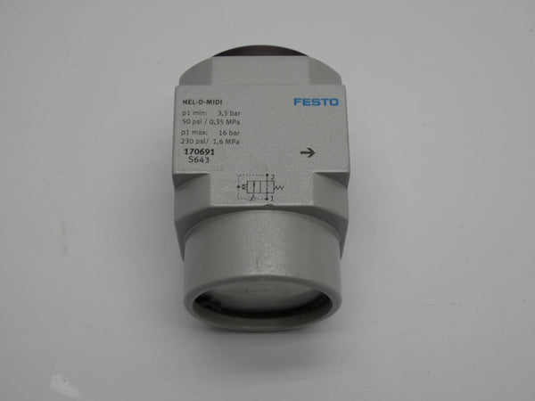 FESTO HEL-D-MIDI 170691 230PSI NSMP