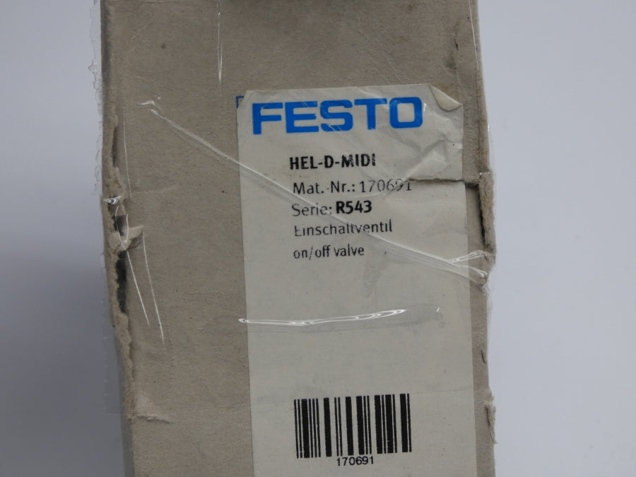 FESTO HEL-D-MIDI 170691 230PSI NSMP