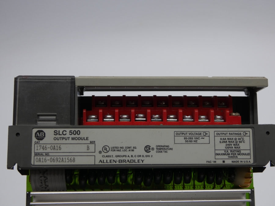 INDUSTRIAL SPARE PART 1746-OA16 SER. B 85-265VAC 0.05A UNMP