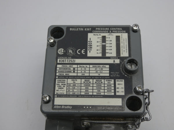 INDUSTRIAL SPARE PART 836T-T252J SER. A 120-600V 60A UNMP