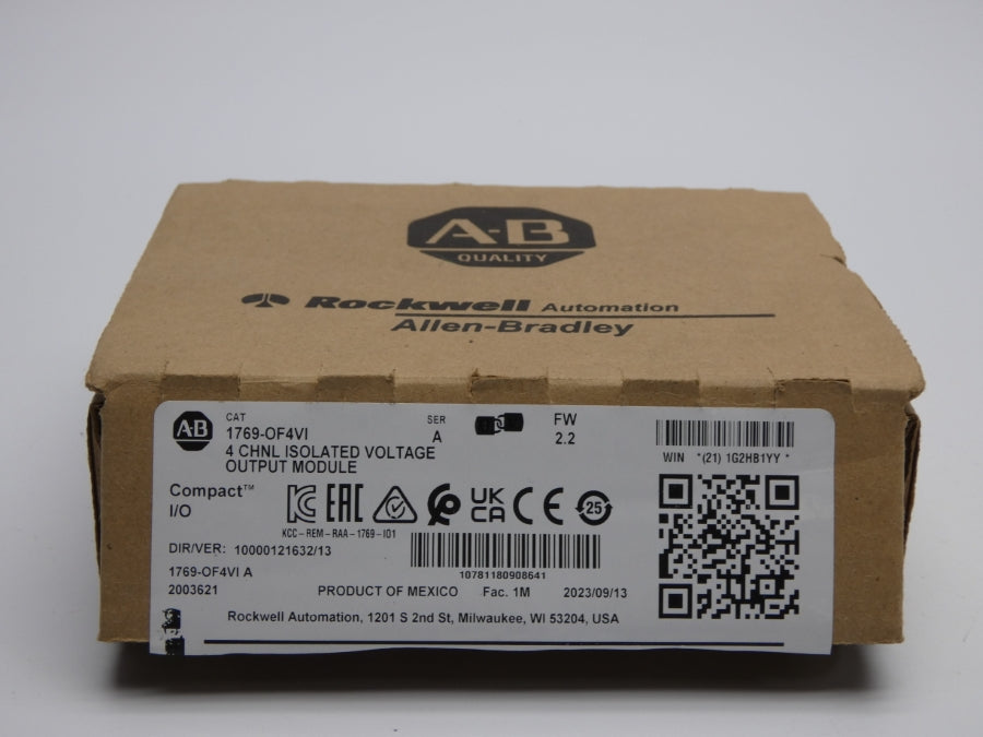 INDUSTRIAL SPARE PART 1769-OF4VI SER. A F/W 2.2 24VDC NSMP