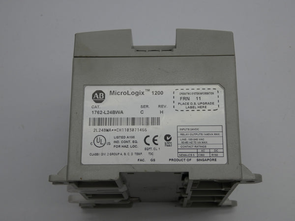 INDUSTRIAL SPARE PART 1762-L24BWA SER. C F/W 11 REV. H 24VDC (NO COVER) UNMP