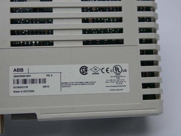 ABB 3BSE008516R1 AI810 0-10V NSMP
