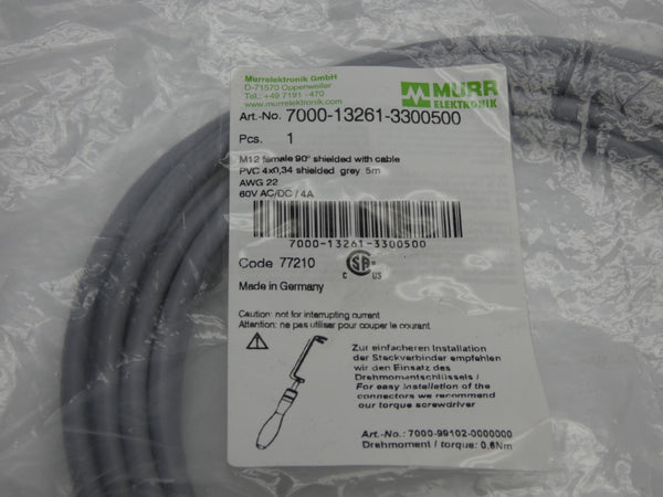 MURR ELEKTRONIK 7000-13261-3300500 60V 4A 5M NSMP