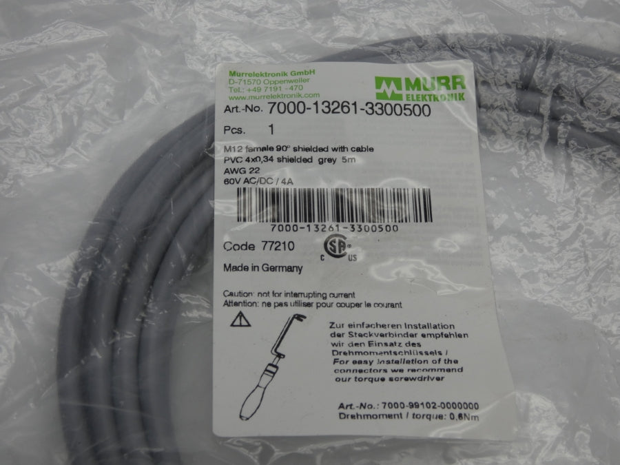 MURR ELEKTRONIK 7000-13261-3300500 60V 4A 5M NSMP