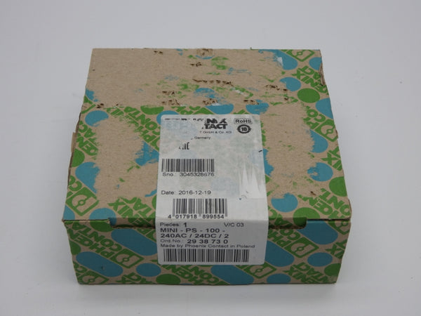 PHOENIX CONTACT MINI-PS-100-240AC/24DC/2 2938730 NSFS