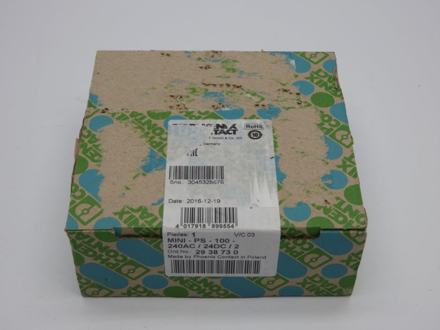 PHOENIX CONTACT MINI-PS-100-240AC/24DC/2 2938730 NSFS