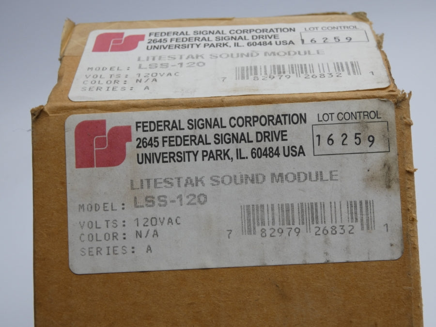 INDUSTRIAL SPARE PART LSS-120 SER. A 120VAC 0.07A NSMP