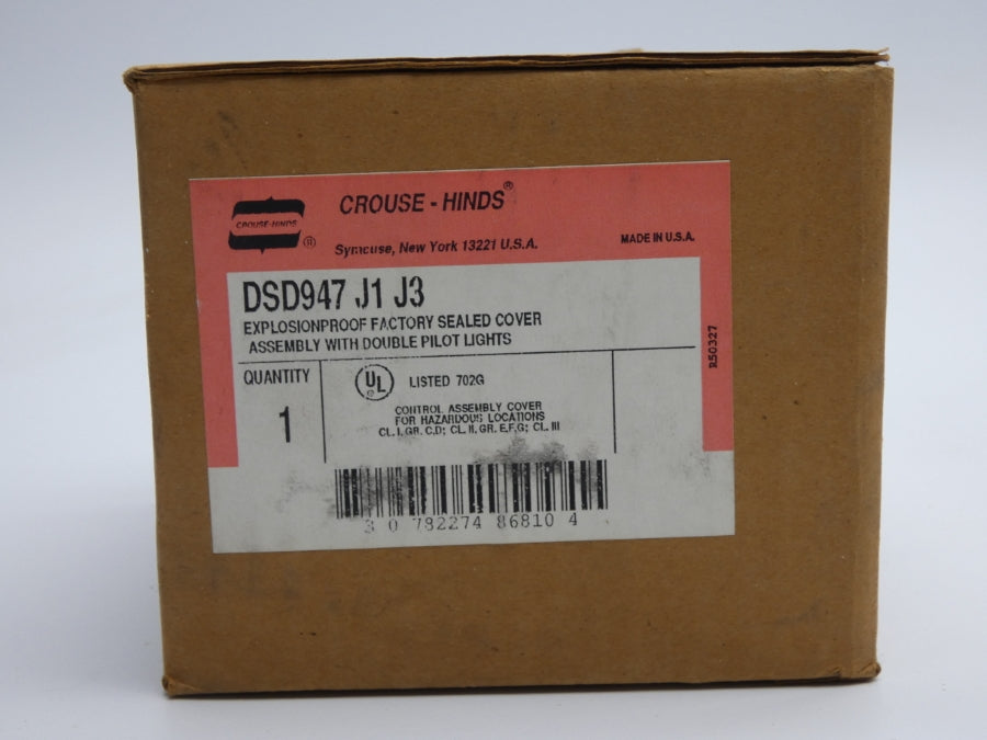 CROUSE HINDS DSD947J1J3 125V NSMP