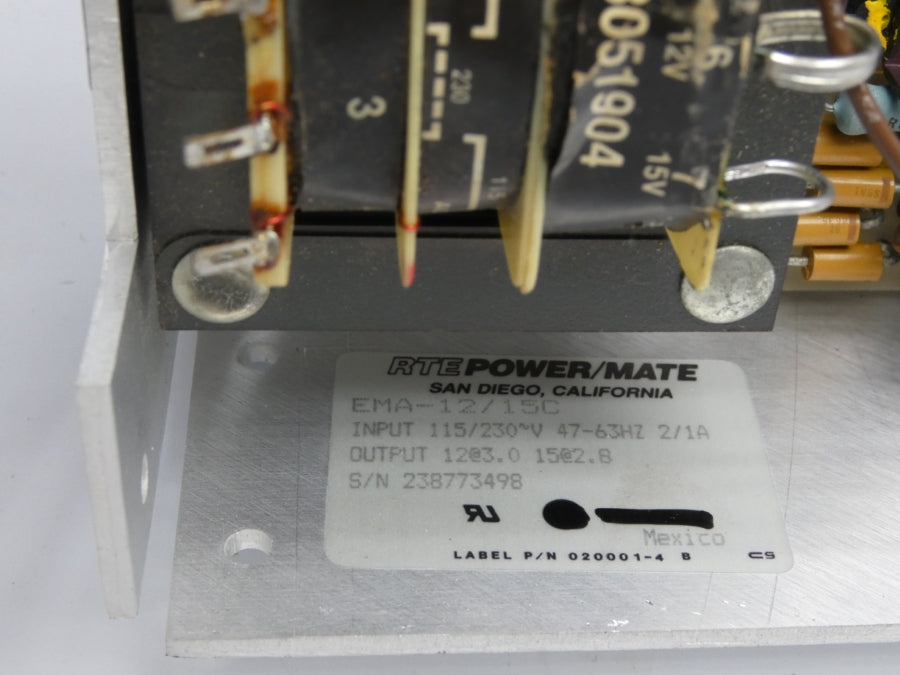 RTE POWER/MATE EMA-12/15C 115/230V 2/1A NSNP