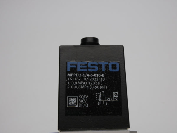 FESTO MPPE-3-1/4-6-010-B 161167 120PSI NSMP