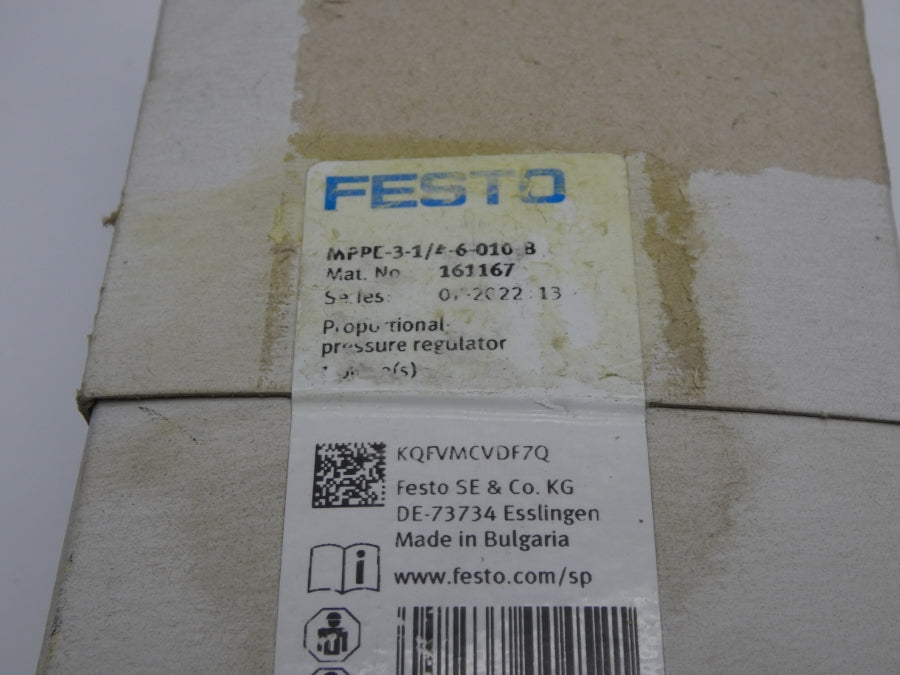 FESTO MPPE-3-1/4-6-010-B 161167 120PSI NSMP