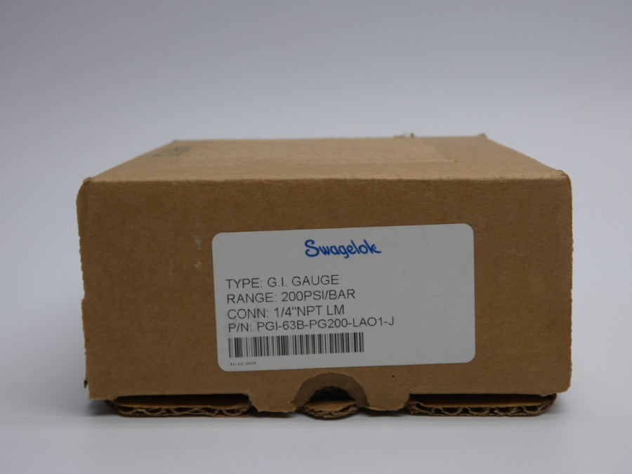 SWAGELOK PGI-63B-PG200-LAO1-J 200PSI NSMP