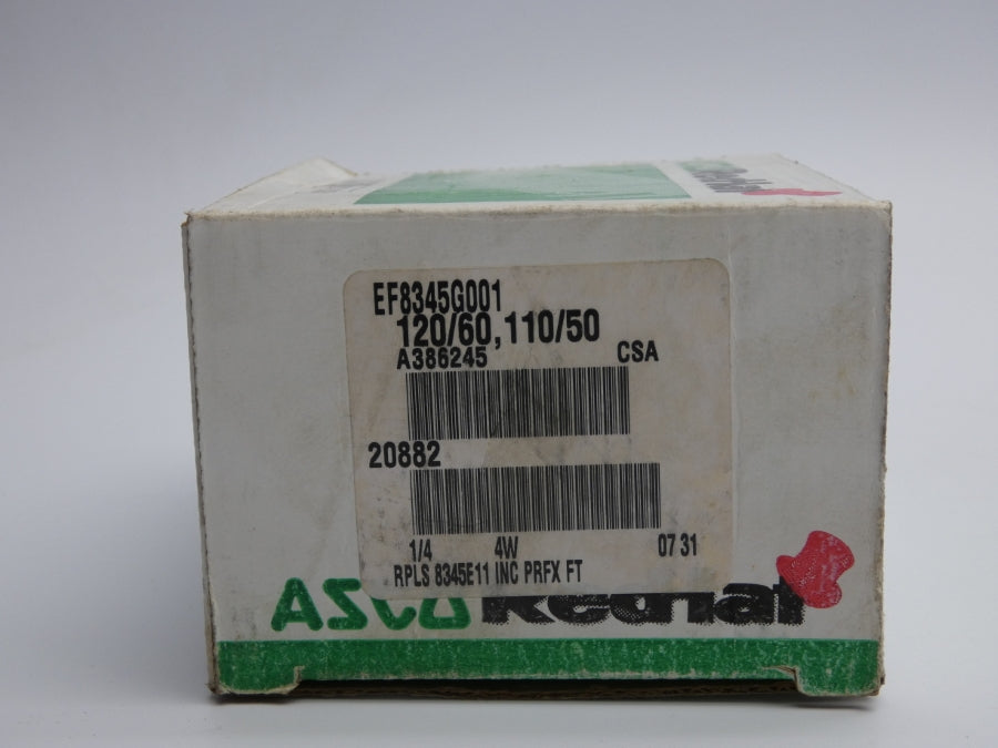 ASCO EF8345G001 110/120V 10-150PSI 1/4" NSMP