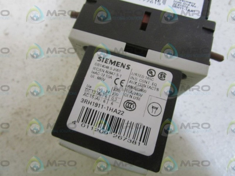 SIEMENS 3RT1015-1BN41 UNMP