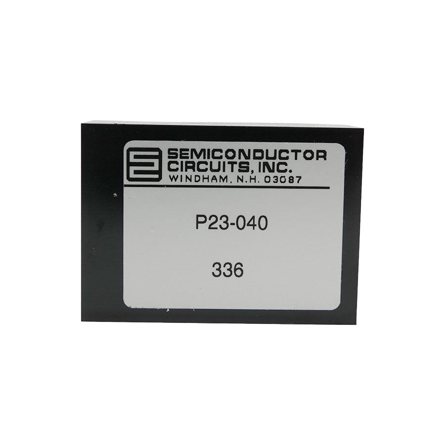 SEMICONDUCTOR CIRCUITS, INC. P23-040 NSNP