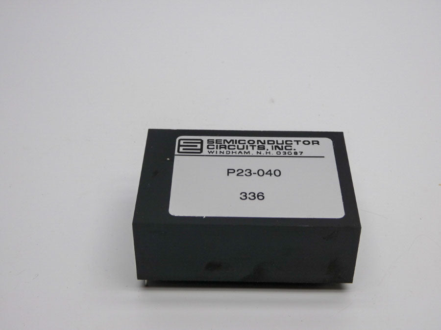 SEMICONDUCTOR CIRCUITS, INC. P23-040 NSNP
