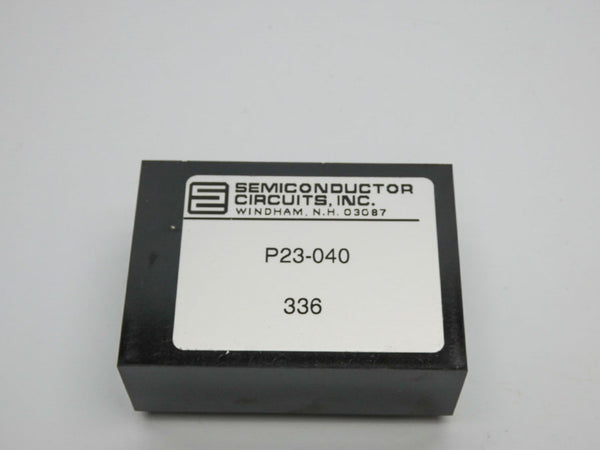SEMICONDUCTOR CIRCUITS, INC. P23-040 NSNP