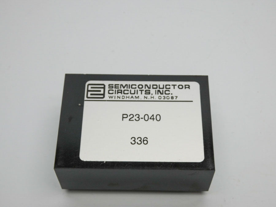 SEMICONDUCTOR CIRCUITS, INC. P23-040 NSNP