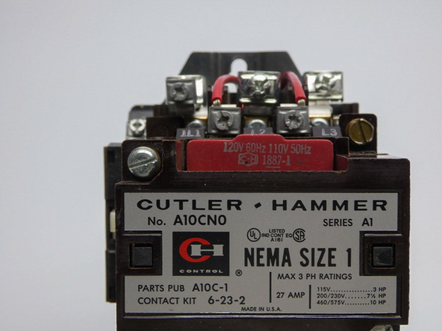 CUTLER HAMMER A10CN0A SER. A1 110/120V 27A NSNP