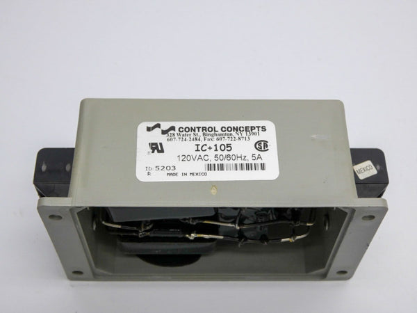 CONTROL CONCEPTS IC+105 120VAC 5A (GREEN LIGHT) (AS IS) NSNP