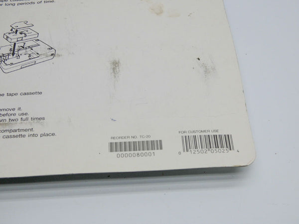 P-TOUCH TC-20 (WHT/BLK) NSMP