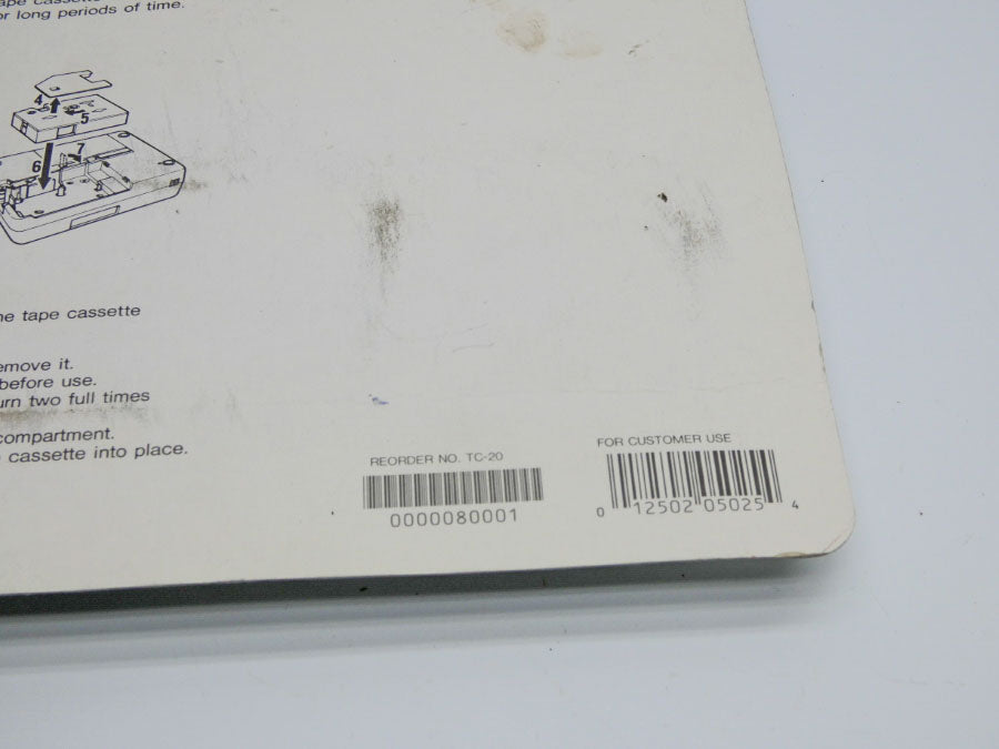 P-TOUCH TC-20 (WHT/BLK) NSMP