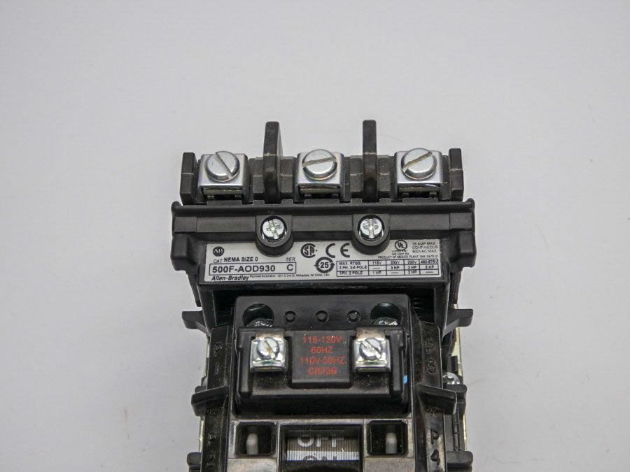 INDUSTRIAL SPARE PART 500F-AOD930 SER. C 110/115-120V 18A NSNP