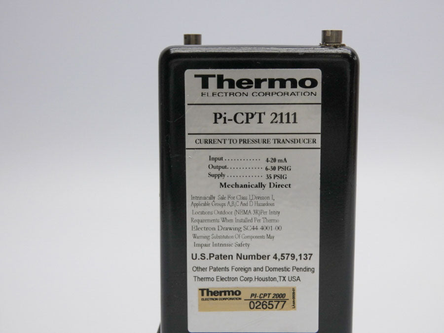 THERMO ELECTRON PI-CPT2111 6-30PSI NSNP