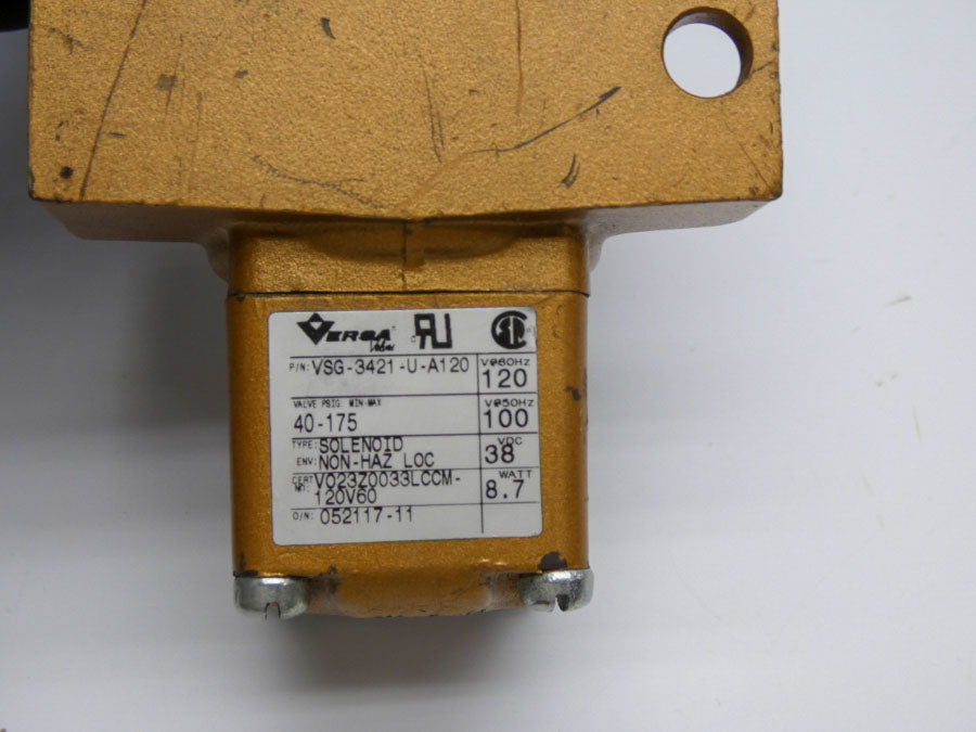 VERSA VSG-3321-U-A120 100/120V 40-175PSI UNMP