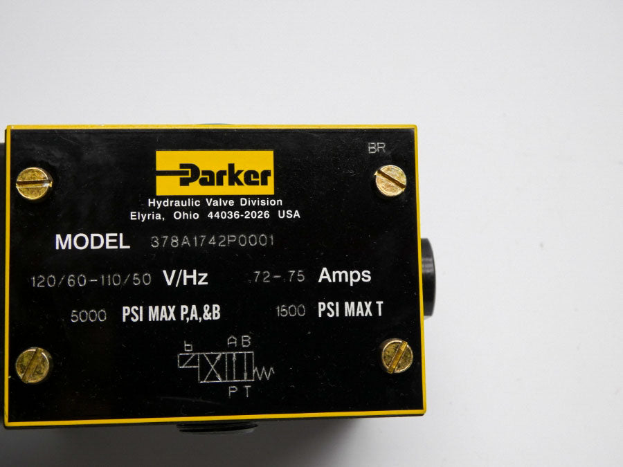 PARKER 378A1742P0001 110/120V 72-75A 5000PSI NSNP