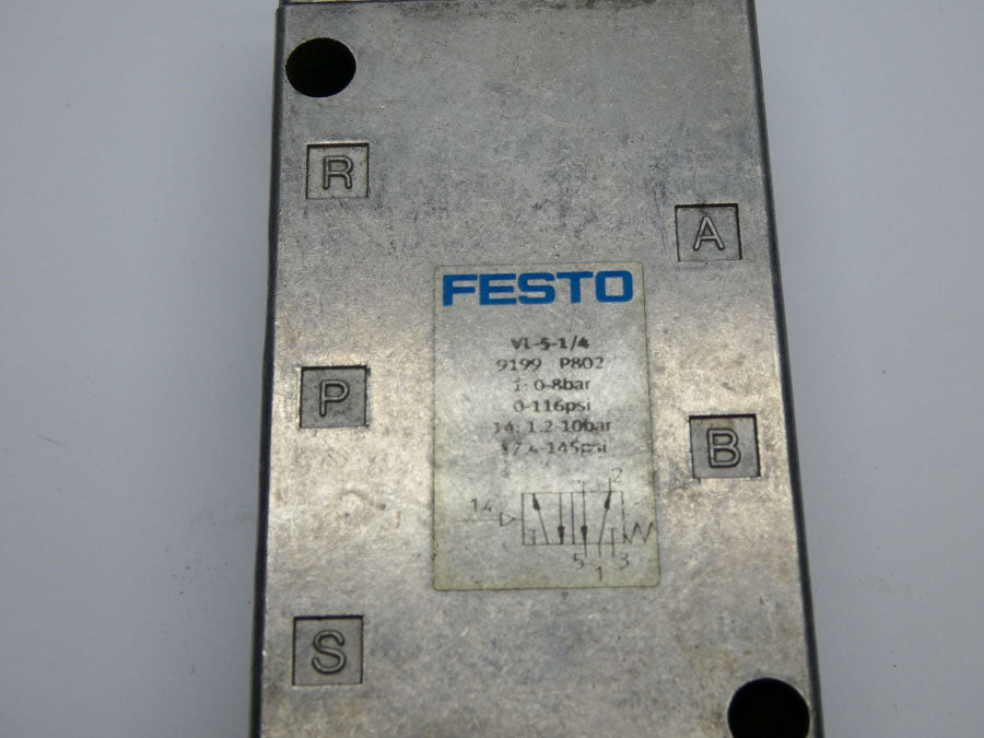 FESTO VL-5-1/4 9199 0-116PSI UNMP
