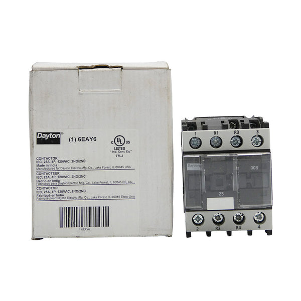 DAYTON 6EAY6 120VAC 25A NSMP